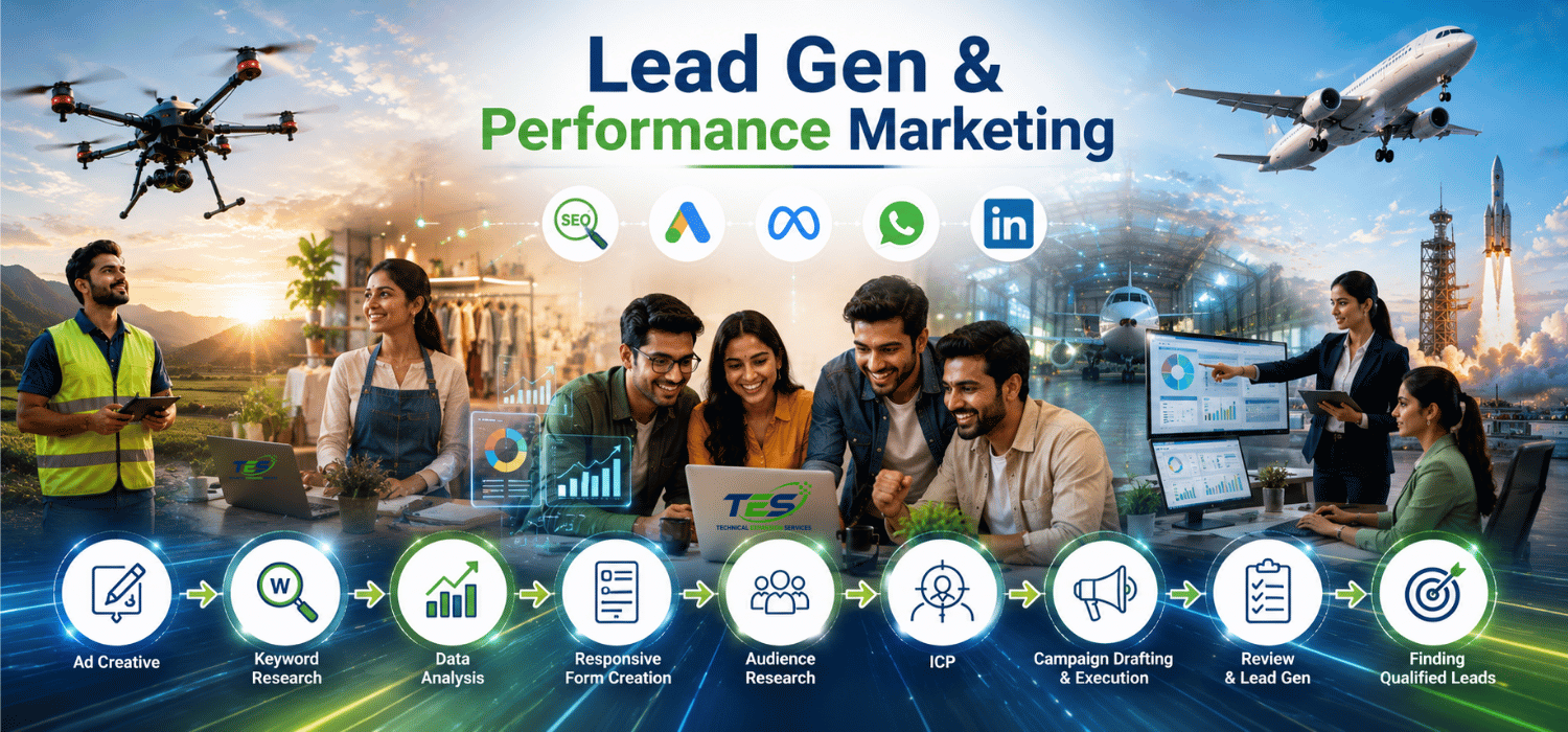 Data Driven Performance Marketing, META Ads, Google Ads Campaign management by TES